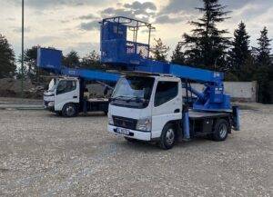 ამწე კალათა - ქირავდება დღიურად და საათობრივად