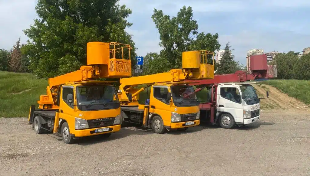 ამწე კალათა გამოძახებით