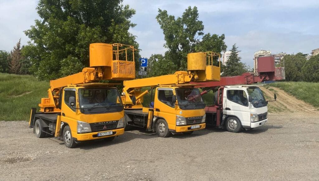 ამწე-კალათა ამწე კალათა გამოძახებით